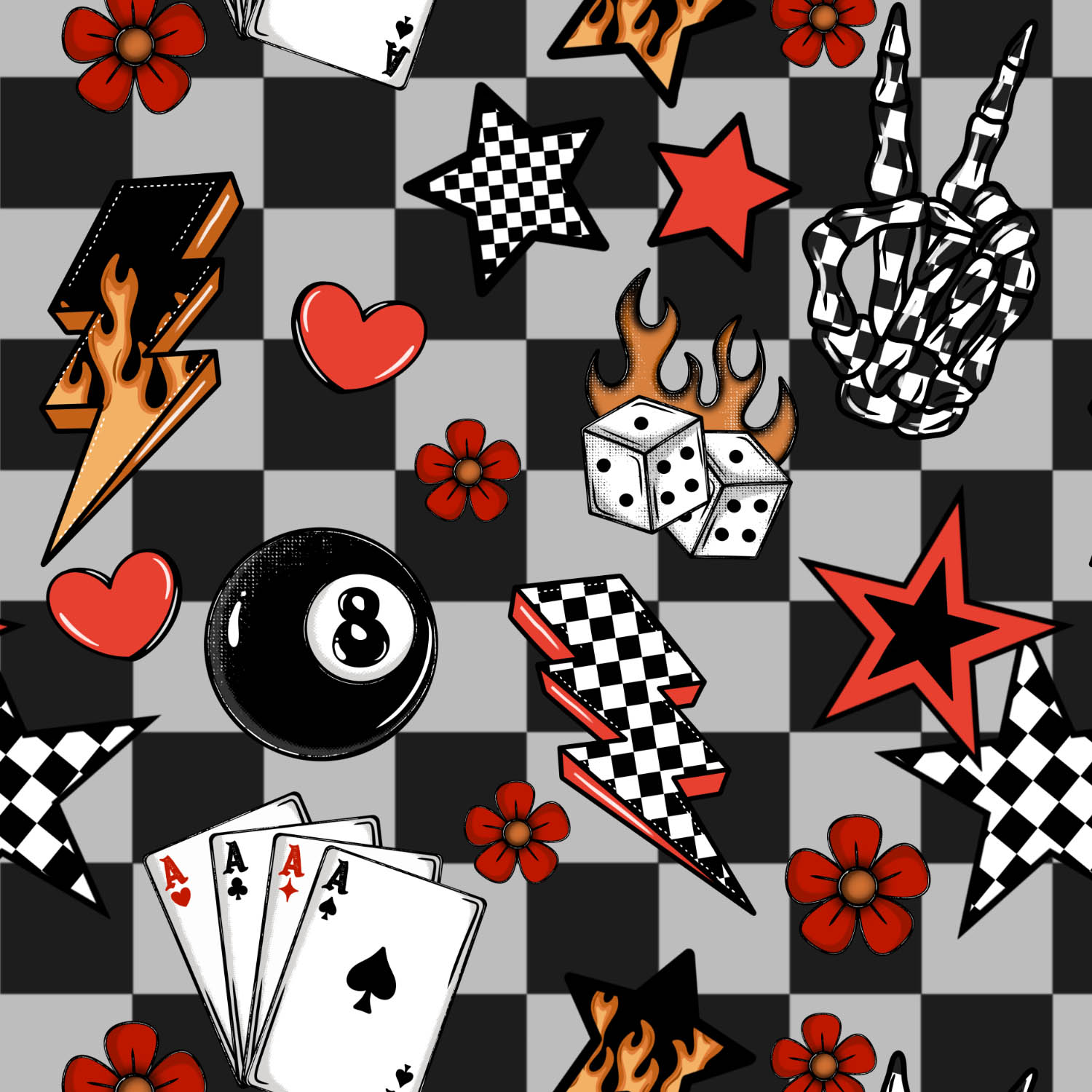 Edgy Checks pattern